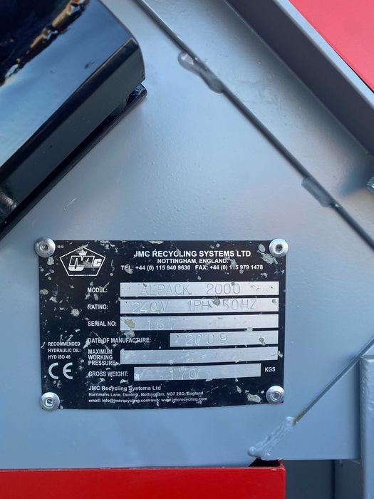 Paczkarka do puszek aluminiowych prasa. Alpack 5000 RDI