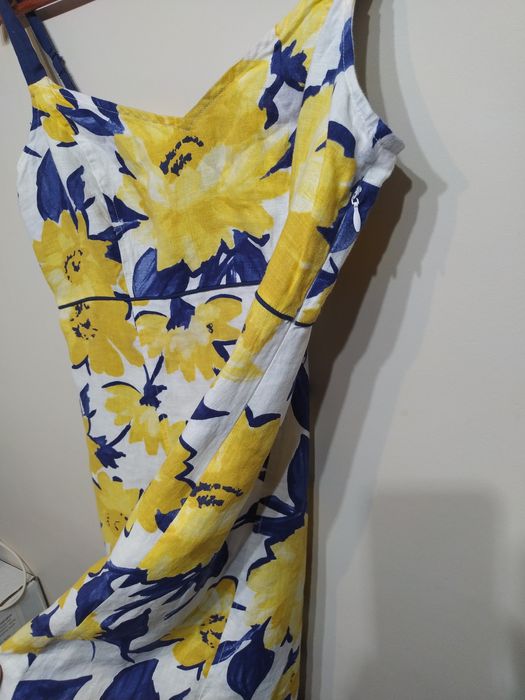 Sukienka lniana Marks&Spencer Per Una UK12/EUR40 M/L