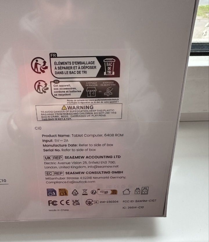 Tablet nowy oryginalnie zapakowany Aumi 10 cali