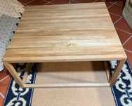 Mesa de Centro Cúbica - Carvalho maciço