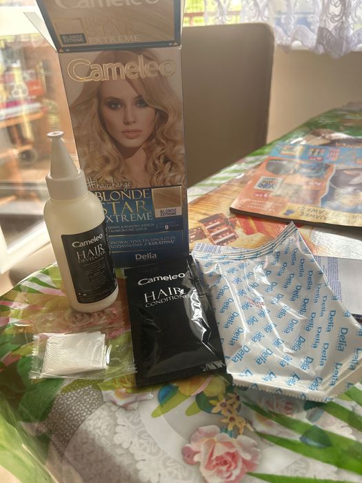 Toner do włosów blond nowe zestaw