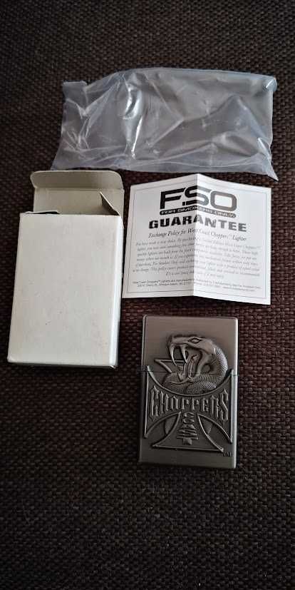 Isqueiro West Coast Choppers – Edição Limitada 2006 Estilo Zippo