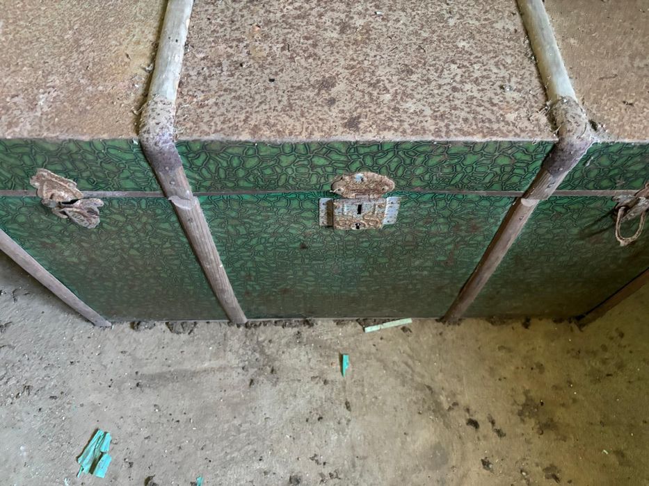 2 baús antigos companhia nacional de navegação