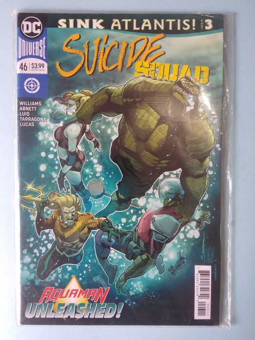 8 Comics da DC Superboy / Suicide Squad com plastic bag