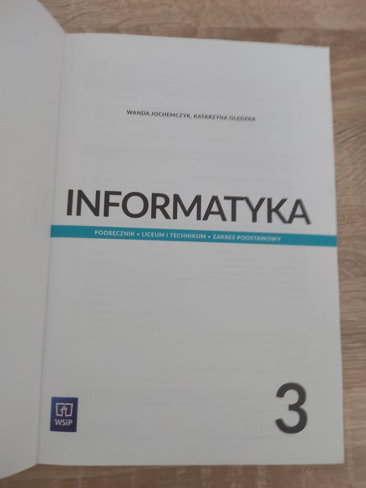 Podręcznik do informatyki klasa 3