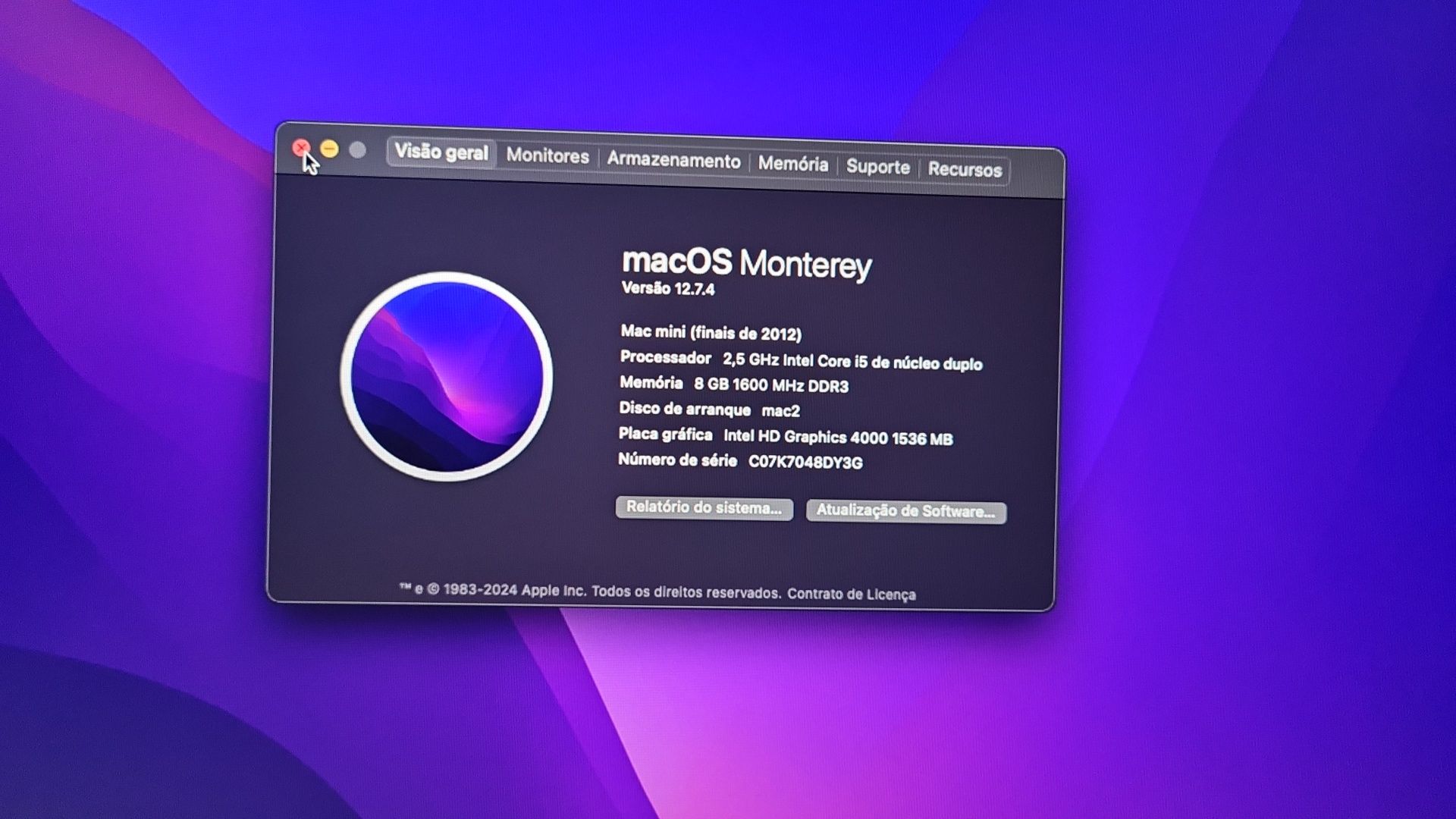 Apple Mac mini em bom funcionamento
