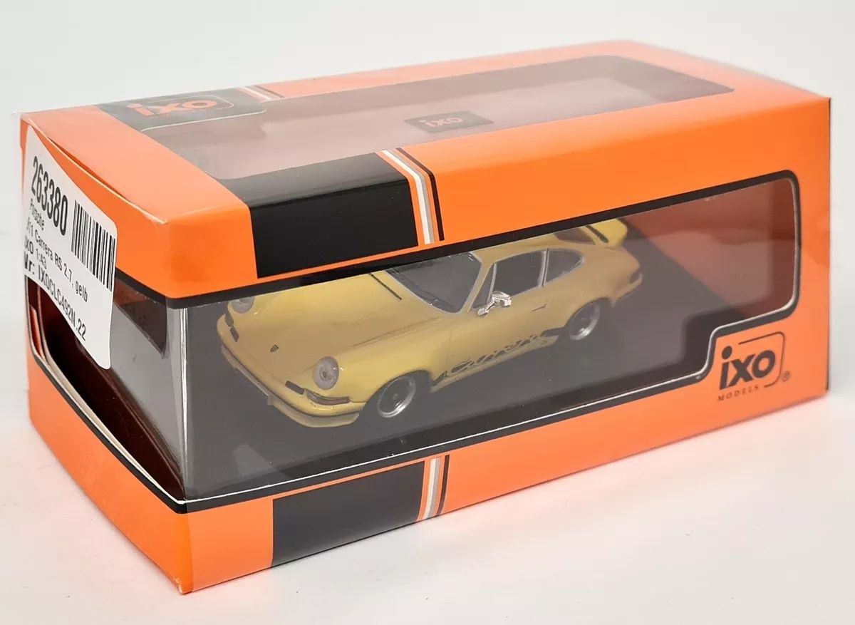 Ixo 1:43 porsche 911 carrera RS 2.7 ano 1973