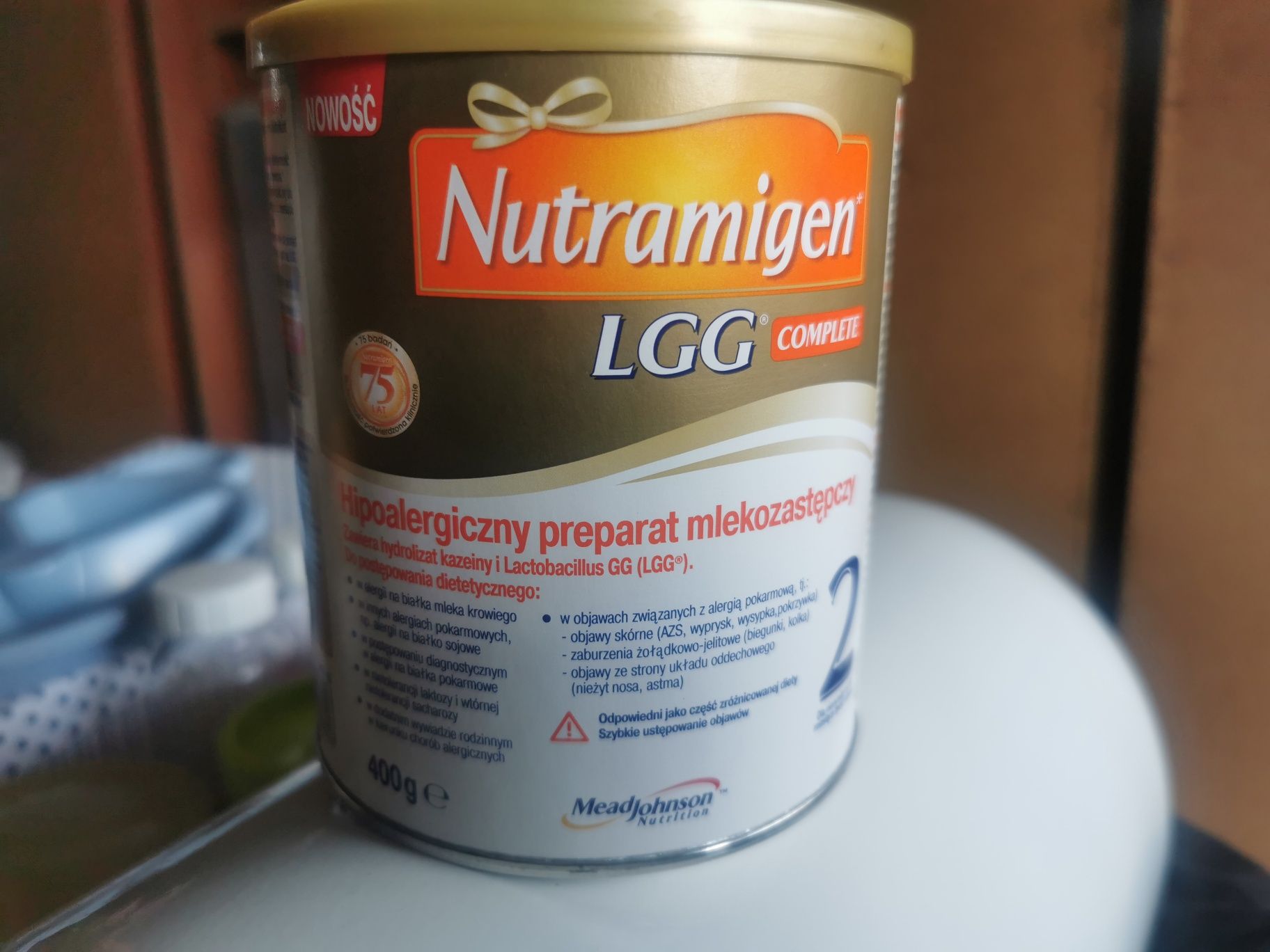 2 opakowania nutramigen 2 lgg mleko