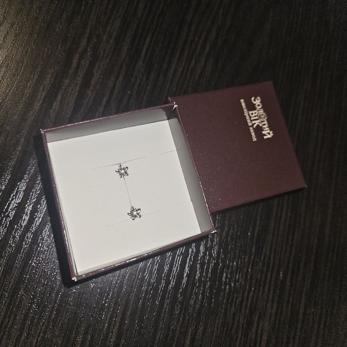 Срібні пусети цвяхи сережки від золотий вік