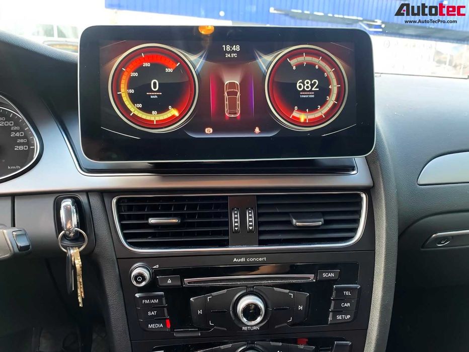 (NOVO) Rádio 2DIN Android 10.25"• AUDI A4 (B8) / A5 • [4+64GB]