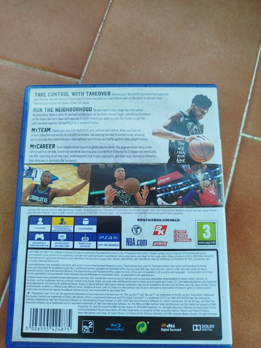 Jogo NBA2k19 PS4