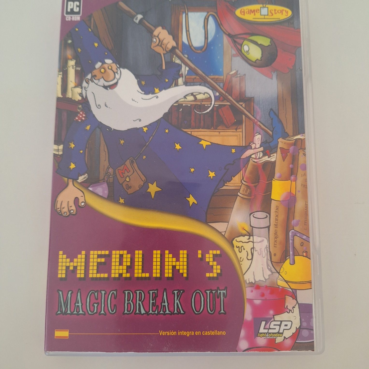 Jogo pc Merlin's Magic Break Out, em bom estado