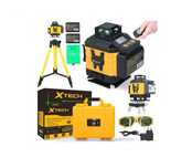 Laser Krzyżowy XTECH poziomica laserowa LCD+statyw *DARMOWA DOSTAWA*