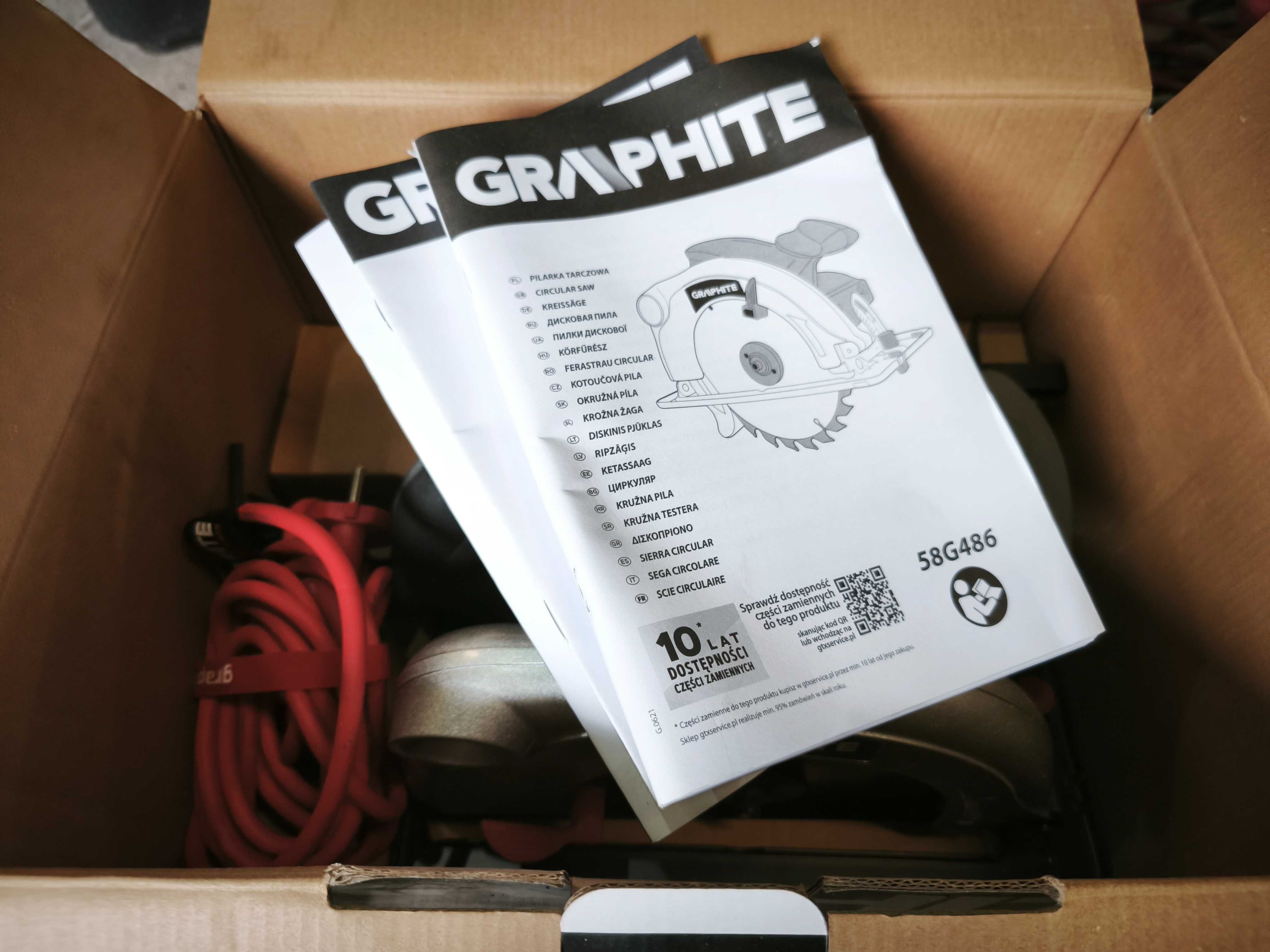 GRAPHITE Zagłębiarka 1200 W  Piła / Pilarka NOWA raz użyta dobra cena.