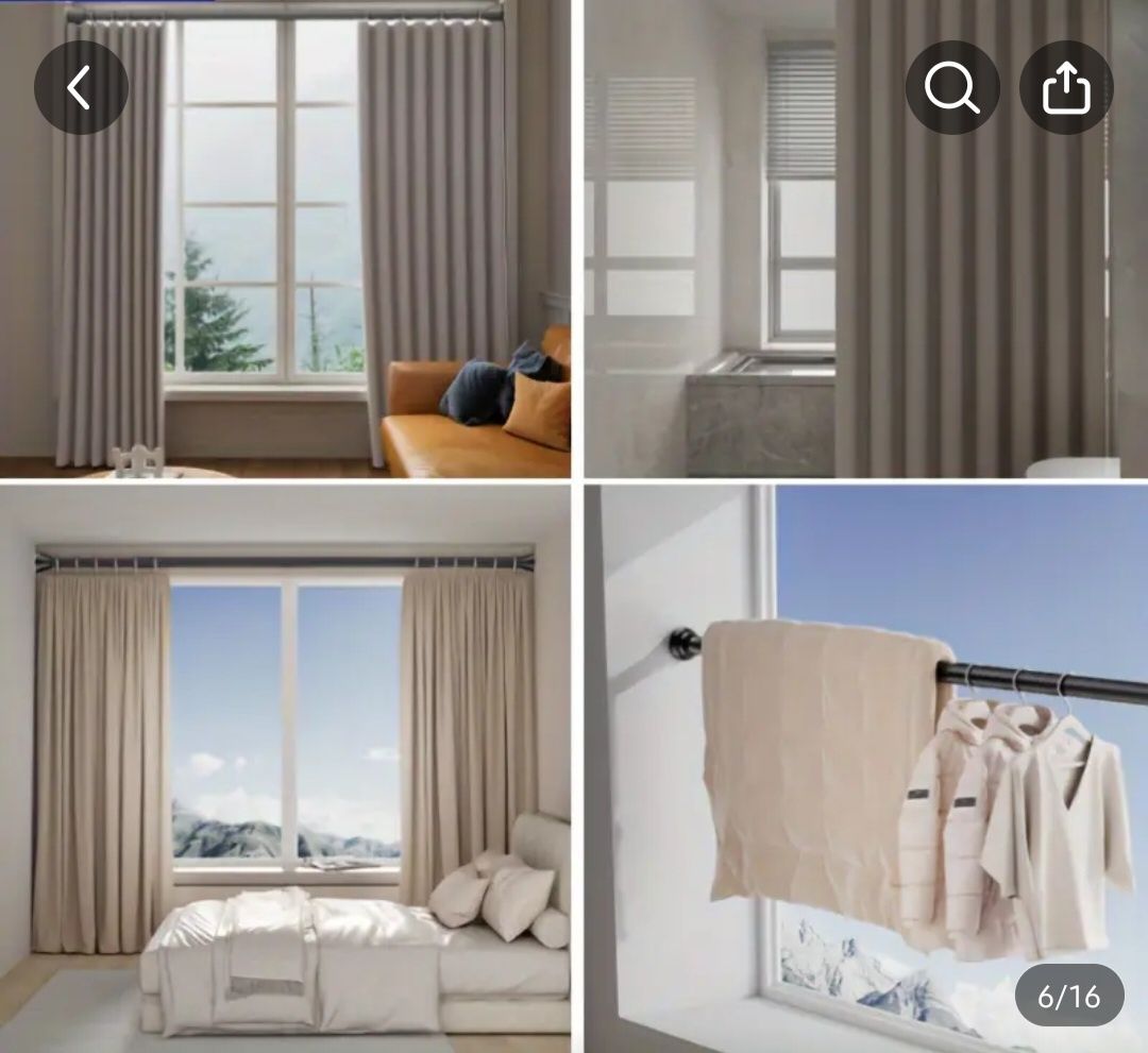 Varão de cortinado extensível