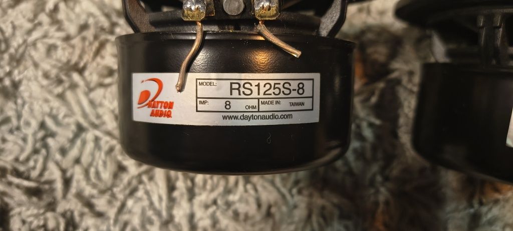 2x Dayton Audio RS125 8S głośniki sredniotonowe hi-end DIY gdm 12