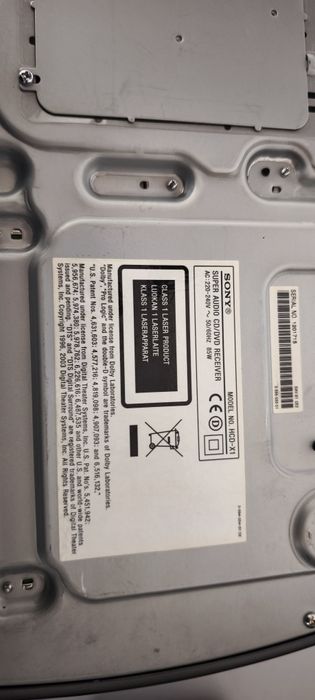 Aparelhagem Sony HCD-X1 com colunas