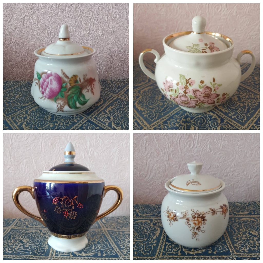 Продам винтажные сахарницы, чайники, молочники