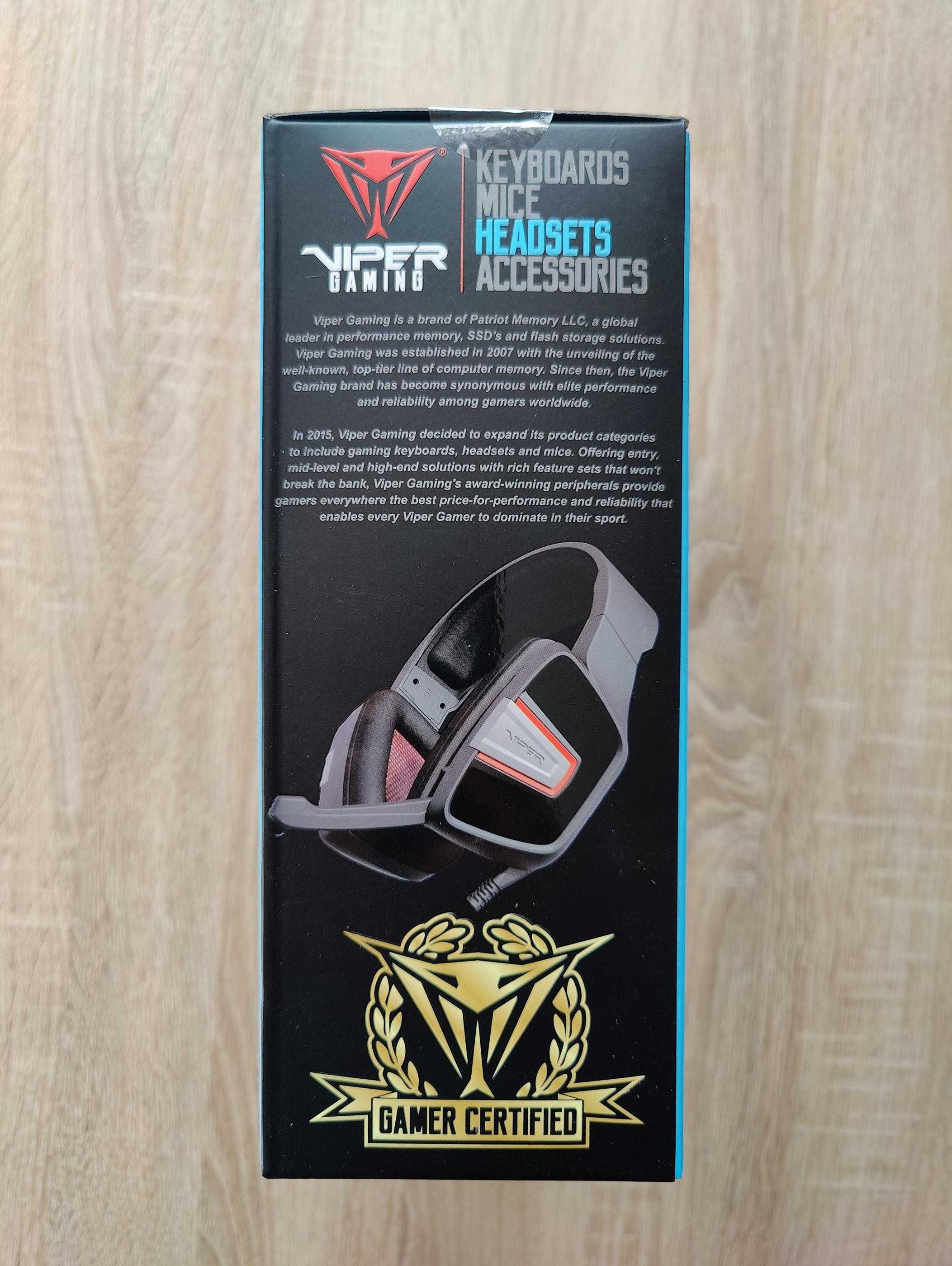 Słuchawki nauszne Patriot Viper V330 Gaming czarne