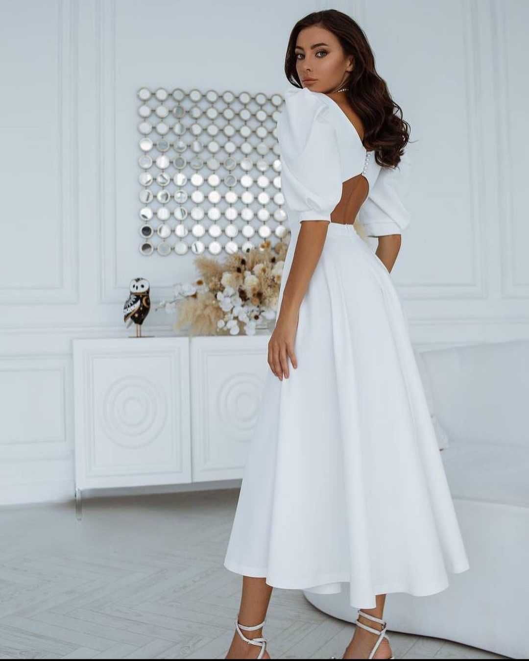Весільна сукня,святкова сукня, біла сукня на розпис, платье на розпись