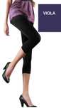 2040 Legginsy Za Kolano Gabriella SHORT Microfibre VIOLA 60DEN 3/4