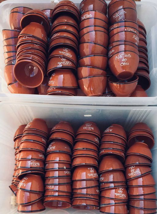 Taças de sobremesa "toucinho do Céu"