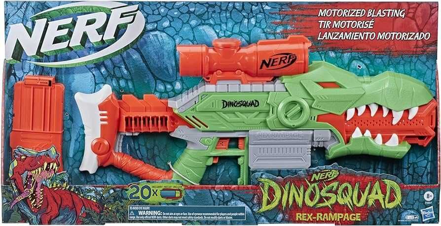 Hasbro Nerf DinoSquad - Wyrzutnia Rex-Rampage + strzałki