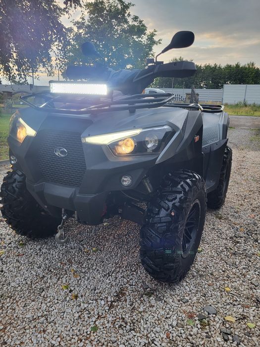 Quad Kymco mxu 700 wyciągarka, hak 2022 r