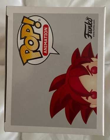 Funko SSG Goku 826 com sticker SDCC