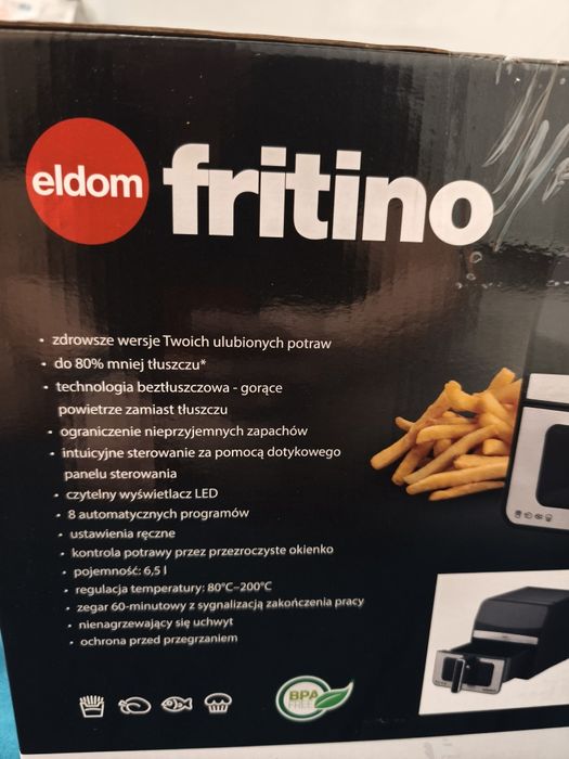 Frytkownica beztłuszowa Eldom nowa