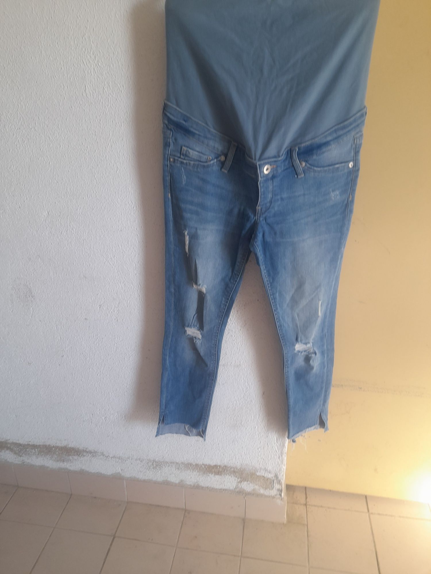 Calças de ganga para senhora grávida. Usadas algumas vezes.