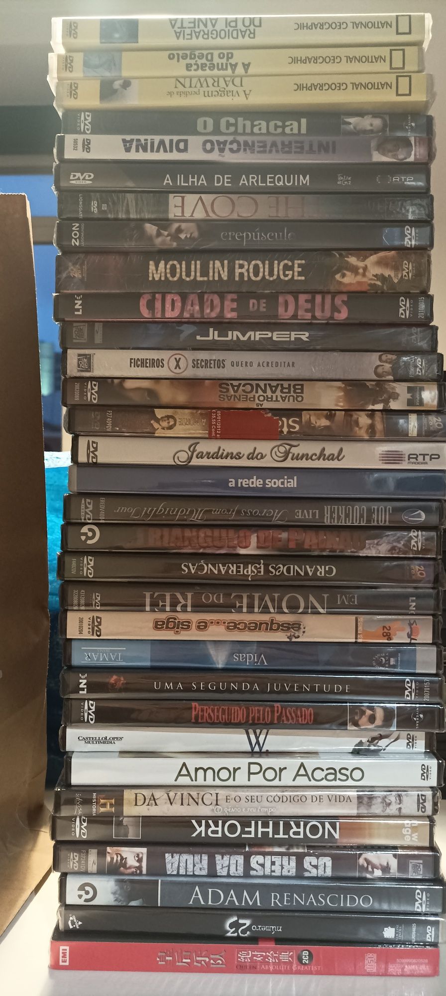 Lote 31 DVDs novos selados