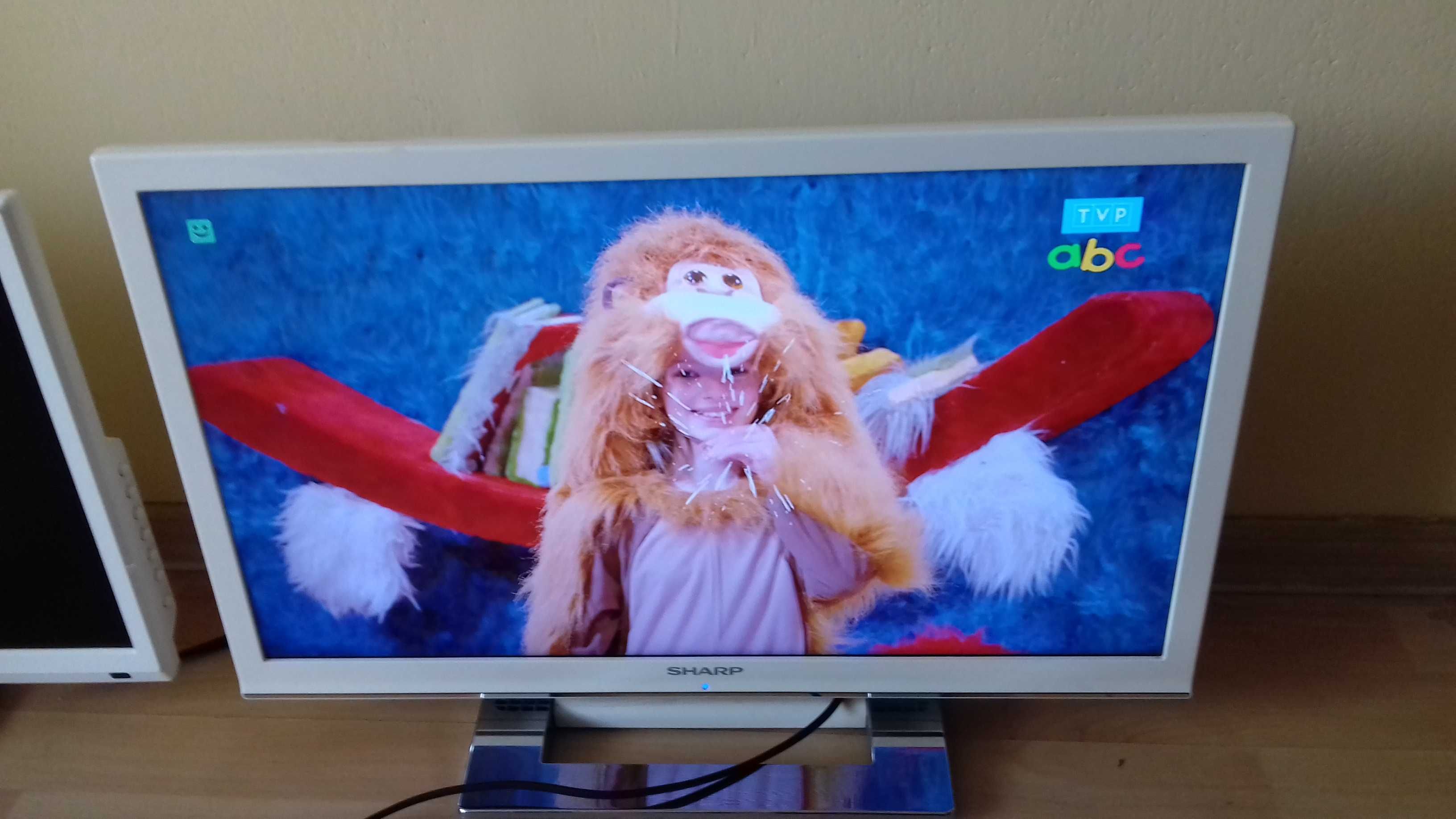 Telewizor biały 24cale LCD Sharp LC-24LE 250V-WH