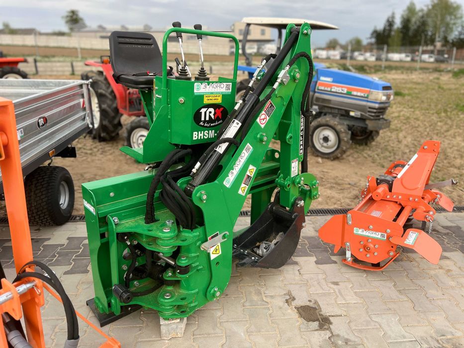 Łyżka na tył mini traktorka na WOM Koparka głębokość do 1.75m --RATY--