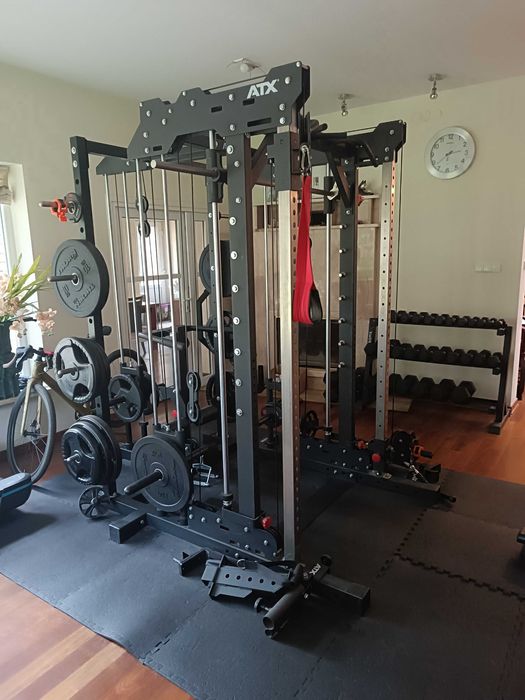 Brama ATX® SCR-760-KPS-PL suwnica Smith'a wyciągi linowe akcesoria