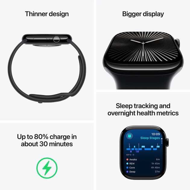 Смарт годинник Apple Watch Series 10 GPS + Cellular 46mm