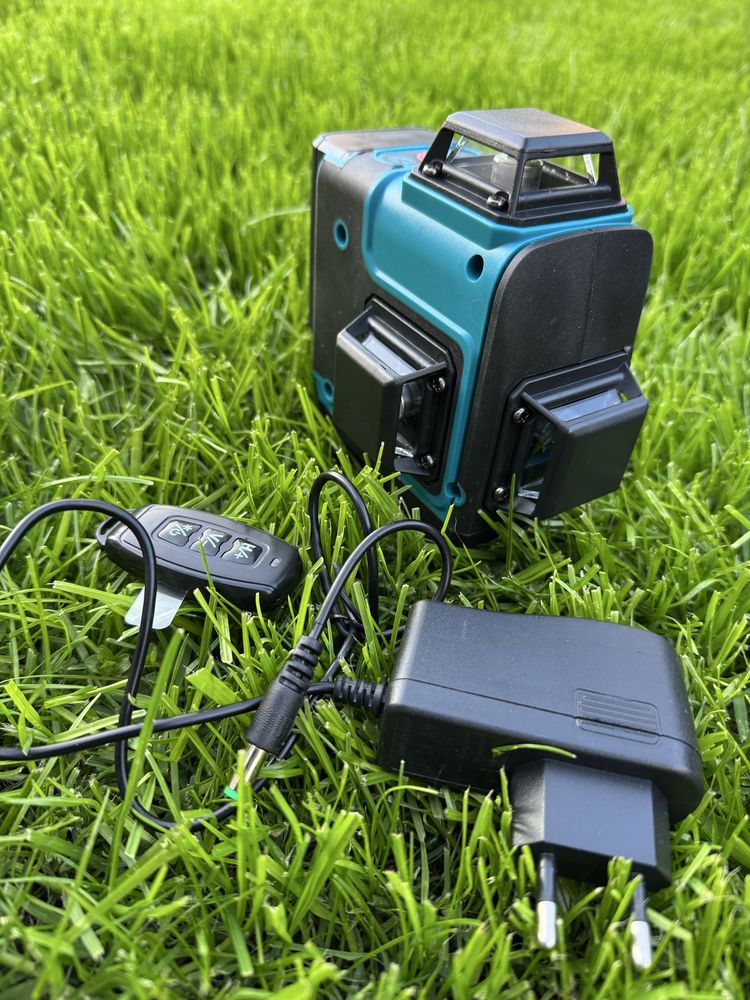 Laser 360 krzyżowy ZIELONY makita Nowy PION POZIOM pilot niwelator