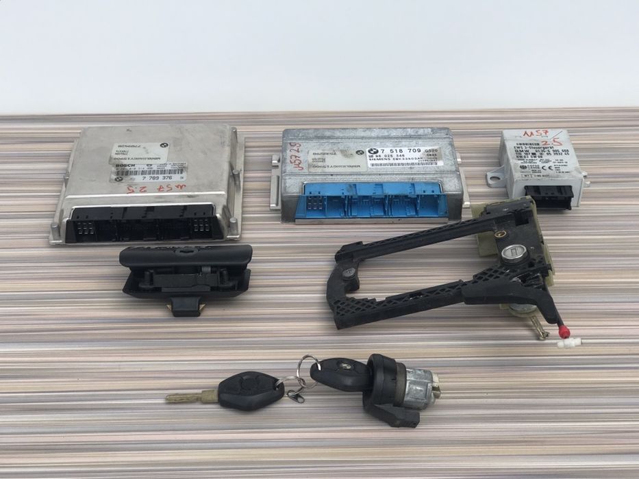 EWS ЕВС Комплект БМВ Е39 М57 2.5d Рестайл Имобилайзер Замки Мозги Блок