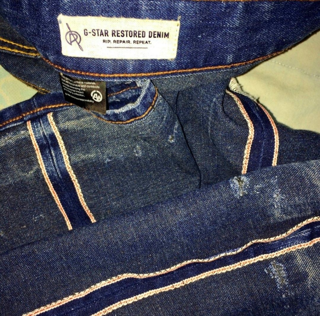 W33 L32 G-STAR RAW RL Selvedge denim крутейшие джинсы купить недорого