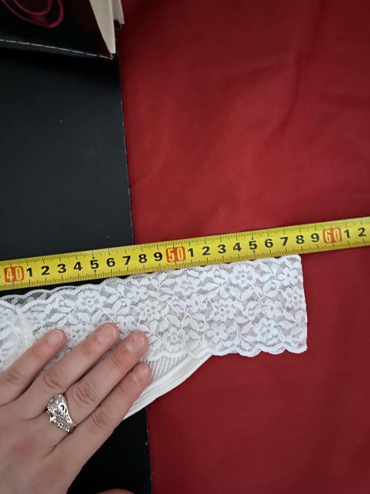 Stringi H&M bawełna 96%+ koronka