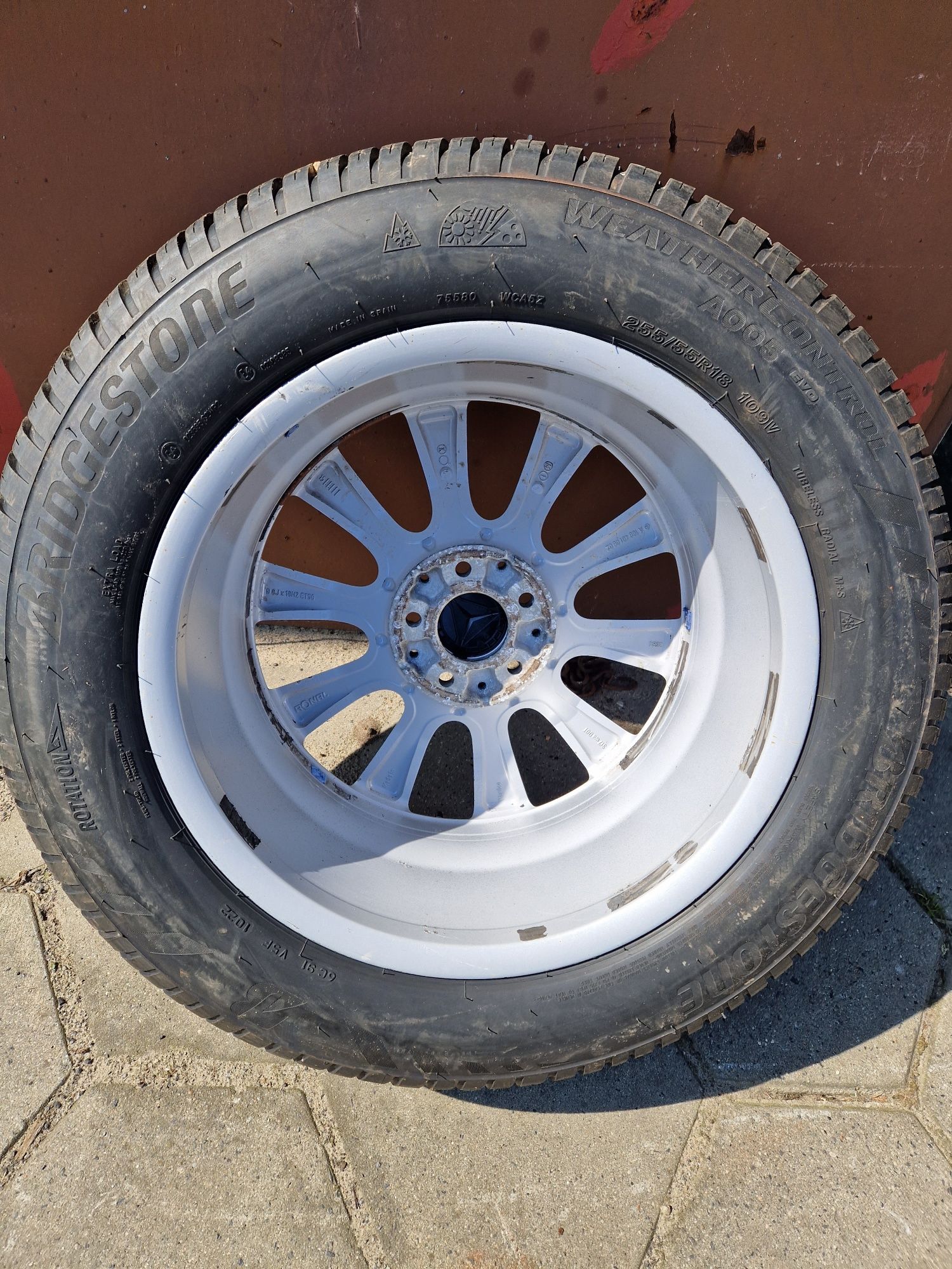 Oryginalne Koła Mercedes-Benz ML 255/55R18 Bridgestone 22r. Wielosezon