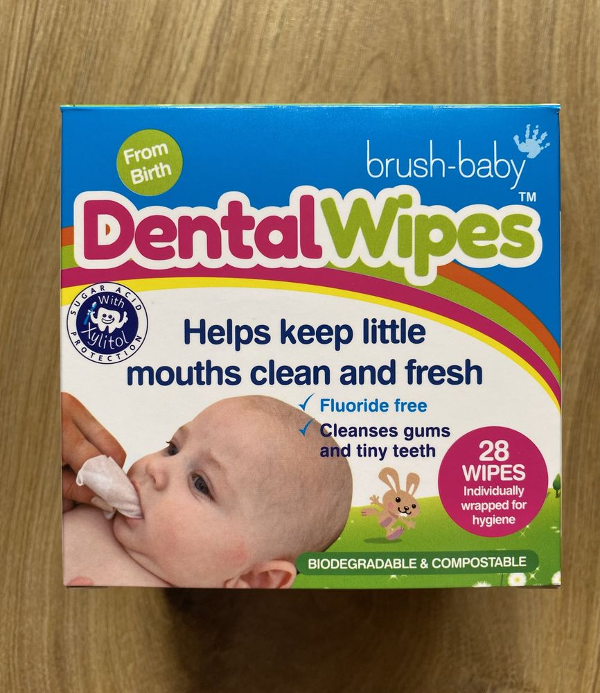 Brush-baby дентальні серветки з ксилітом для немовлят