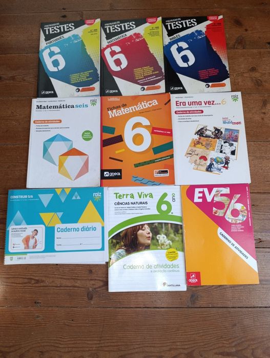 Livros de fichas 6 ano