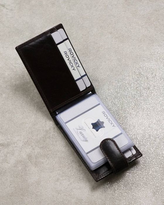 skórzane etui na karty - rovicky