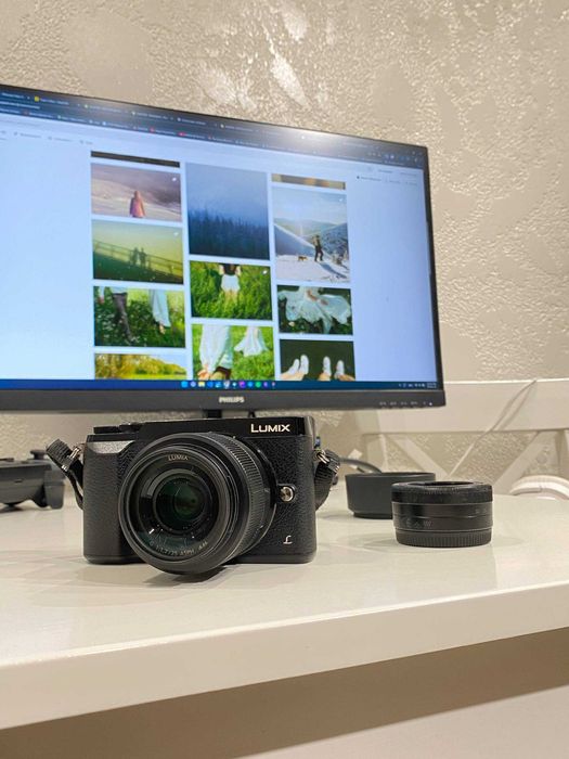 LUMIX GX80 (GX85) + об'єктиви: LUMIX 25mm f1.7 та Kit 12-32mm + бленда