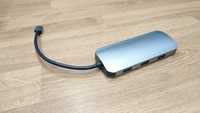 Przewód adapter przejściówka hub z USB-C na HDMI USB 3.0 USB-C