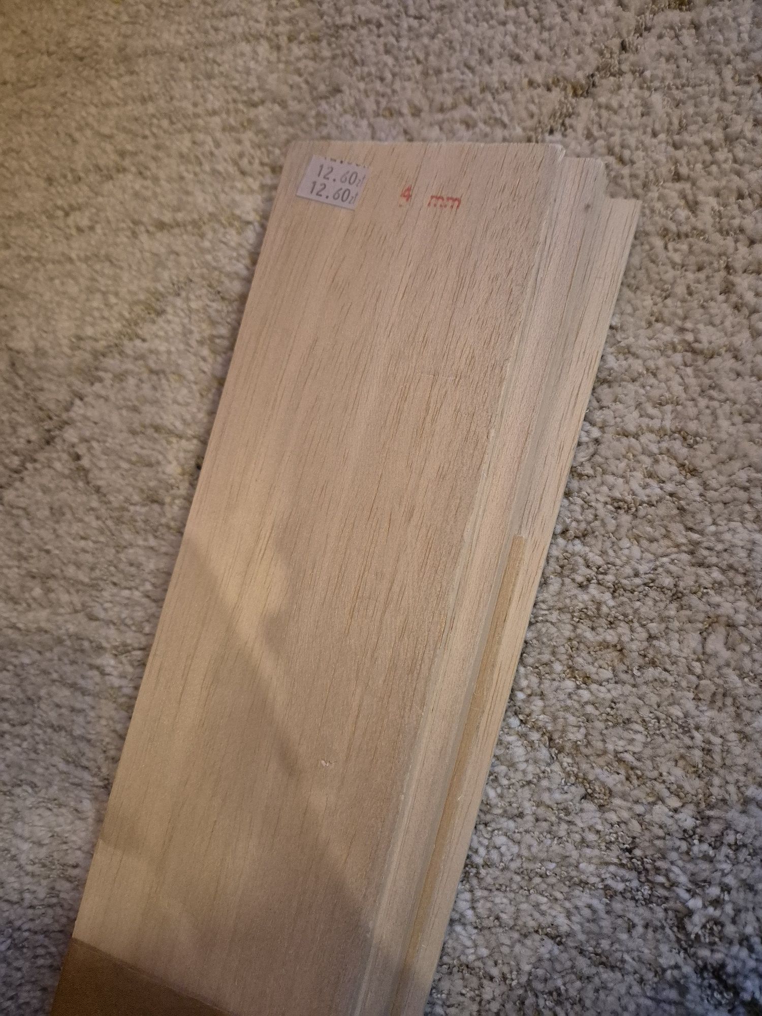 Balsa różne grubości modelarstwo makiety