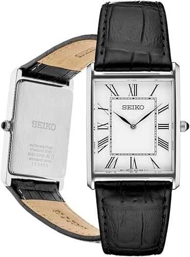 Оригінал Seiko SWR049 Essentials. Tank. Чоловічий годинник.