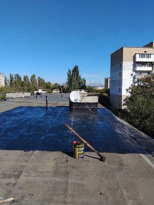 Ремонт крыш. Устранение течи балкона, дома, гаража. Высотные работы.