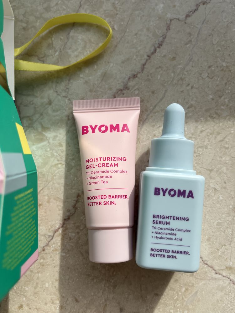 Byoma набір mini brightening duo set